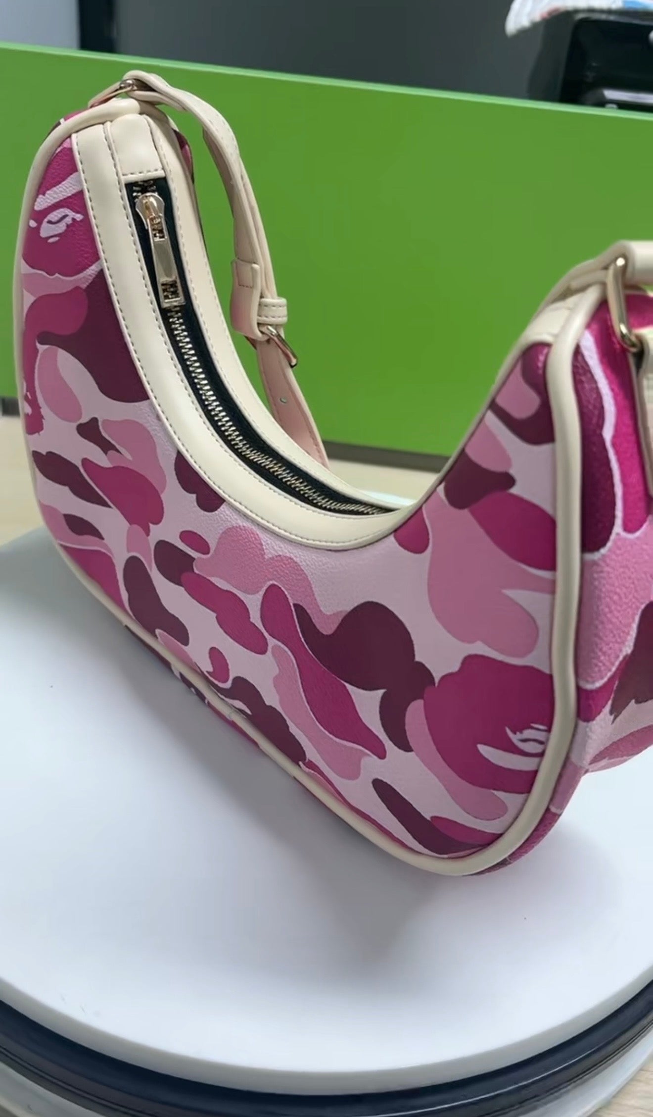Pink Camo moon bag 🌙🩷