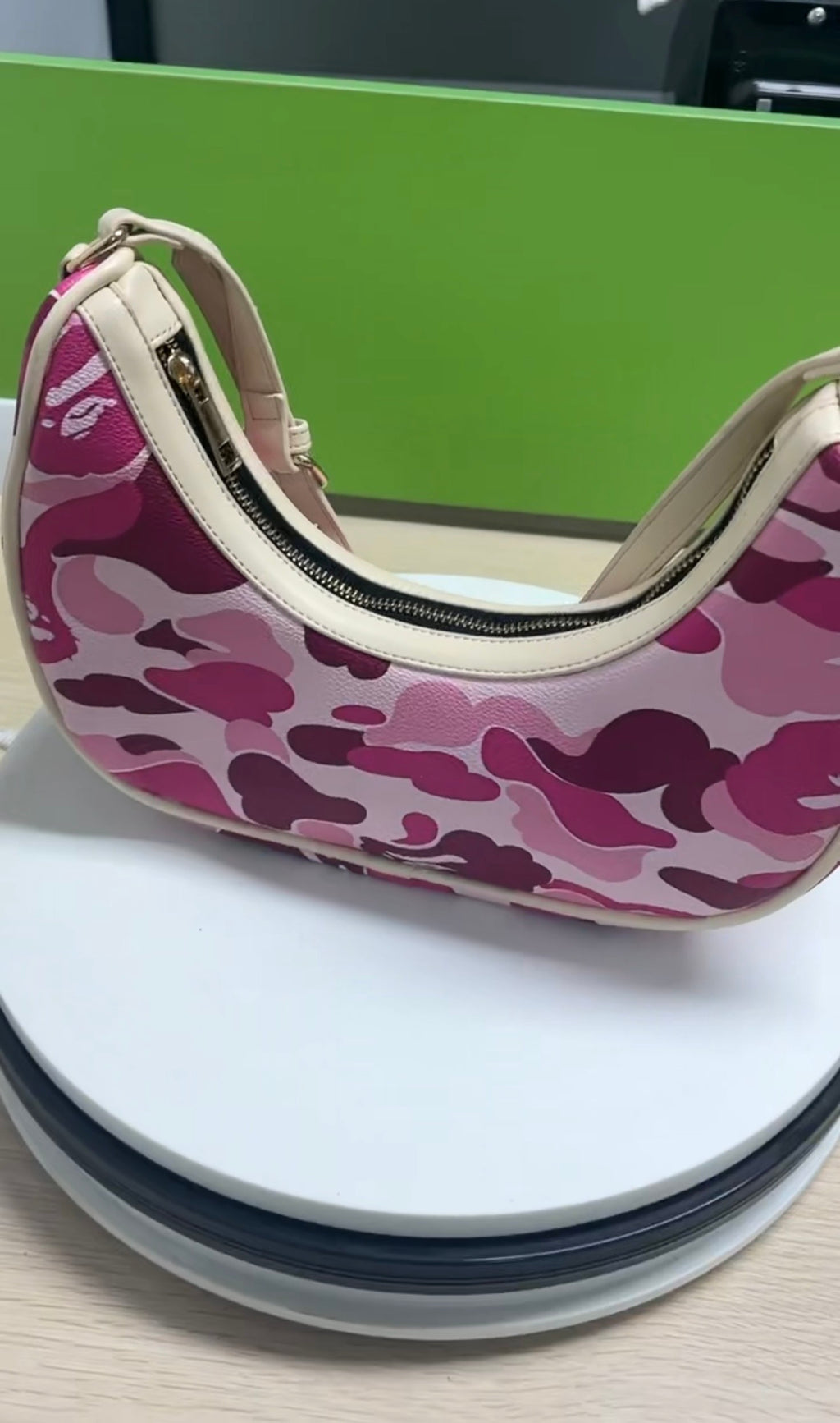 Pink Camo moon bag 🌙🩷