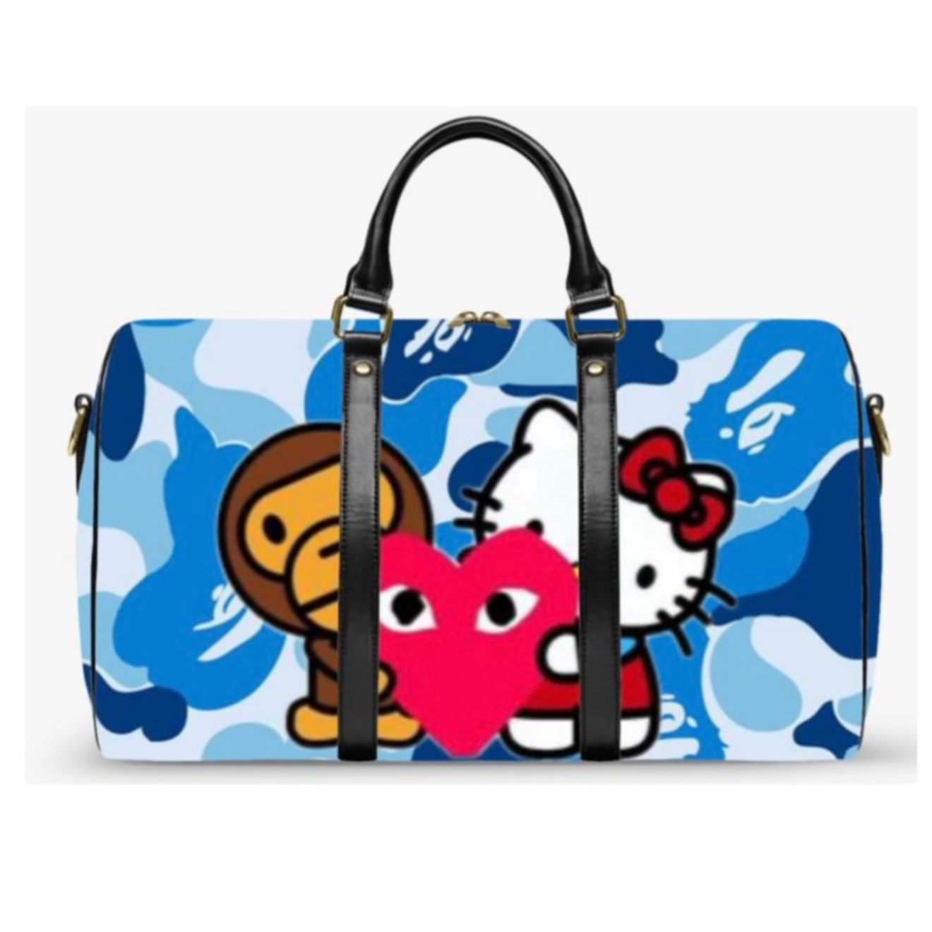 Baby milo & friends blue camo duffle bag 💙❤️