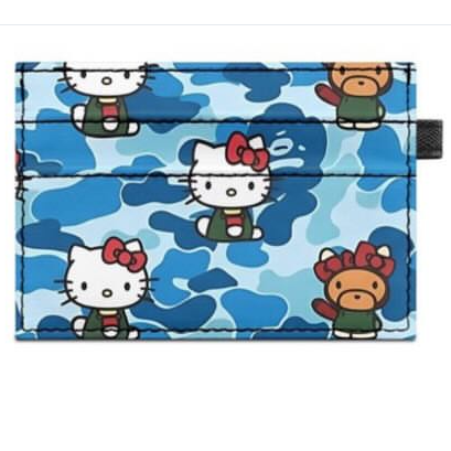 Blue camo hk & milo card wallet 💙🩵🤎