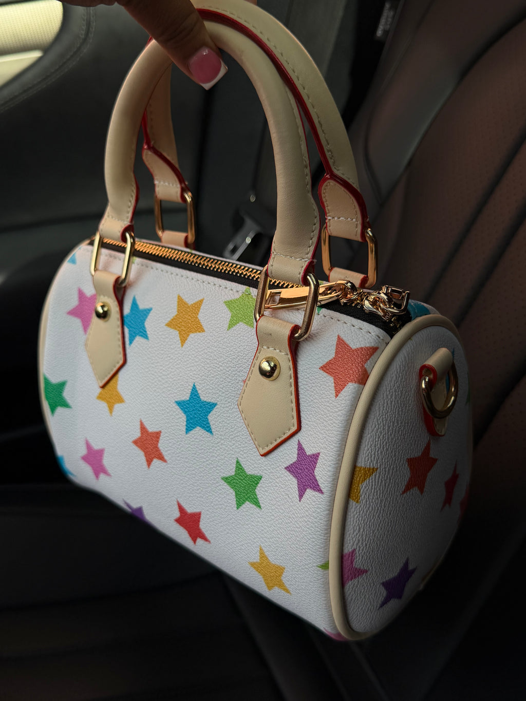 White star pillow bag 🩷🩵💚💛⭐️