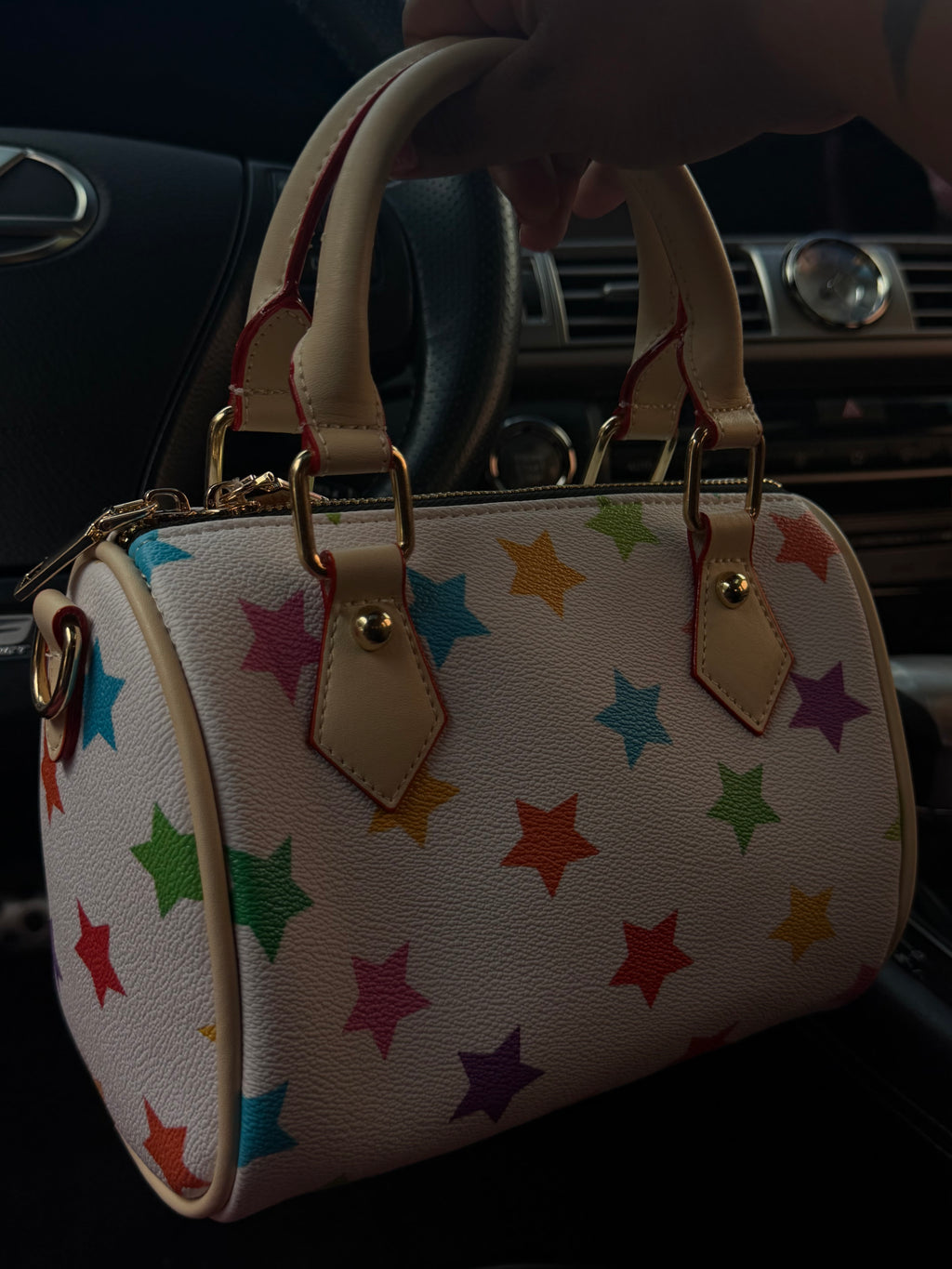 White star pillow bag 🩷🩵💚💛⭐️