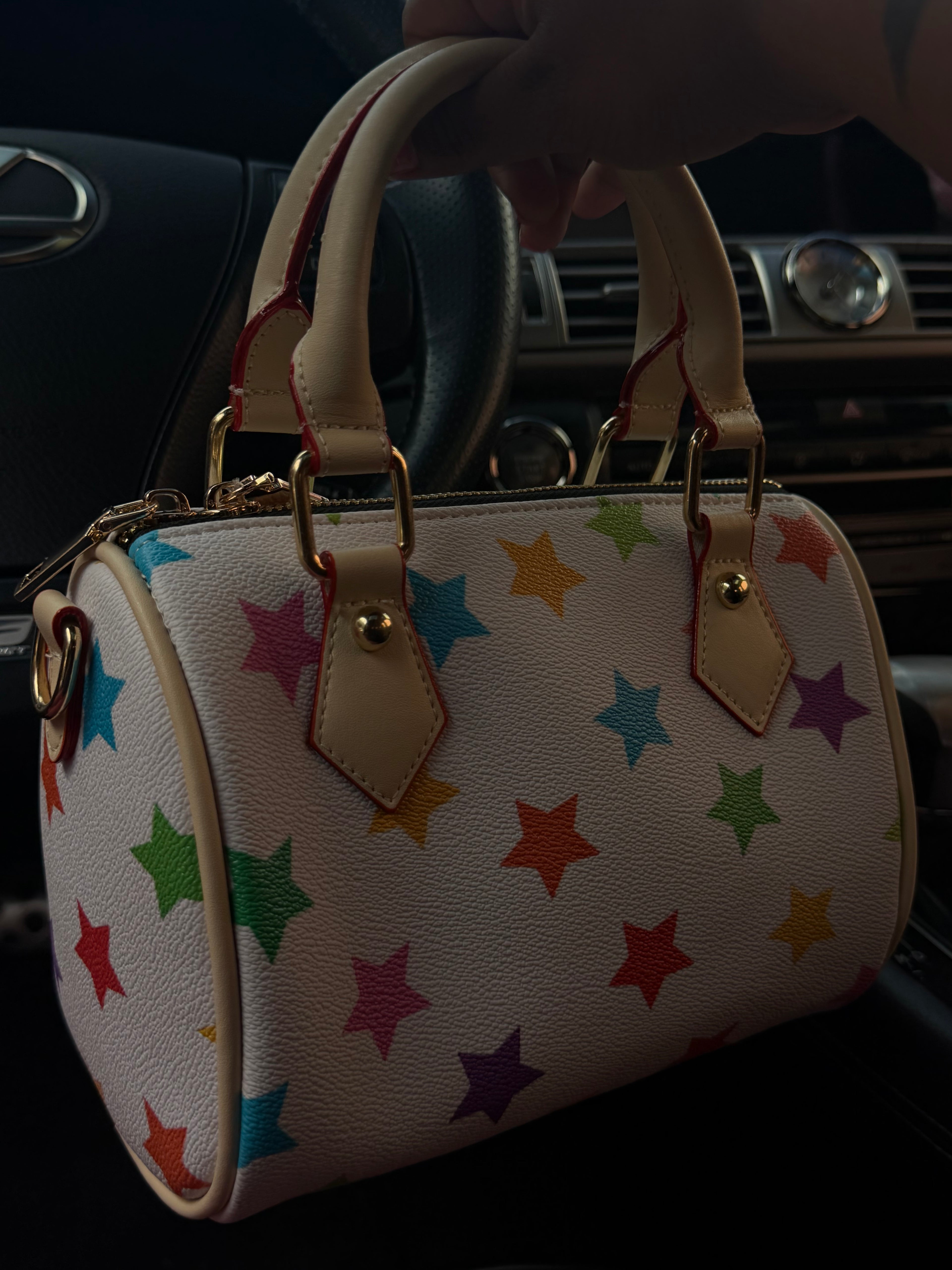 White star pillow bag 🩷🩵💚💛⭐️
